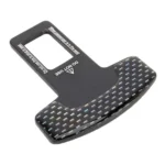 2 in 1 Car Carbon Fibre Safety Seat Belt Buckle Clip - Image 3