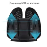 Car Lumbar Support Office Seat Belt Backrest Double Cushion Car Home Massage Lumbar Ice Silk Pillow - Image 3