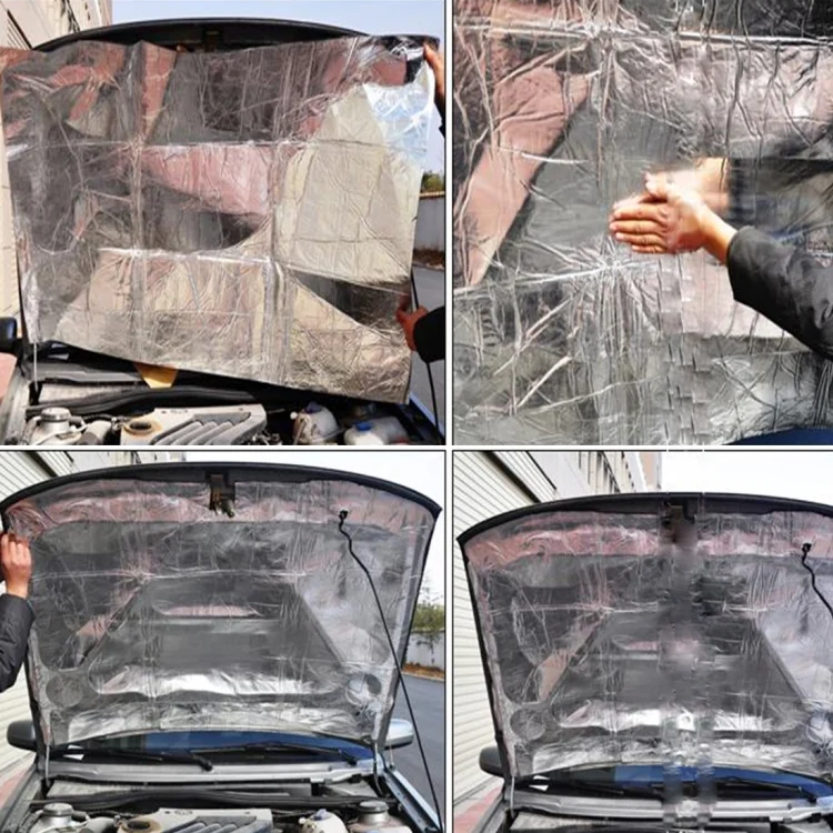 CMS1895_6.webp Car Auto Exhaust Muffler Heat Sound Waterproof Deadener Insulation Mat Pad - Image 7