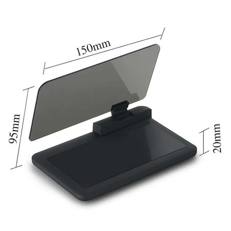 CMS1924_1.webp H6 Multi-function Car Smartphone Navigation Head Up Display Holder for 6 Inch Smartphone - Image 2