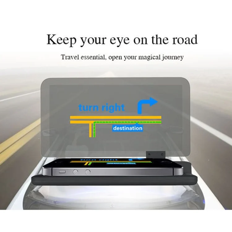 CMS1924_10.webp H6 Multi-function Car Smartphone Navigation Head Up Display Holder for 6 Inch Smartphone - Image 11