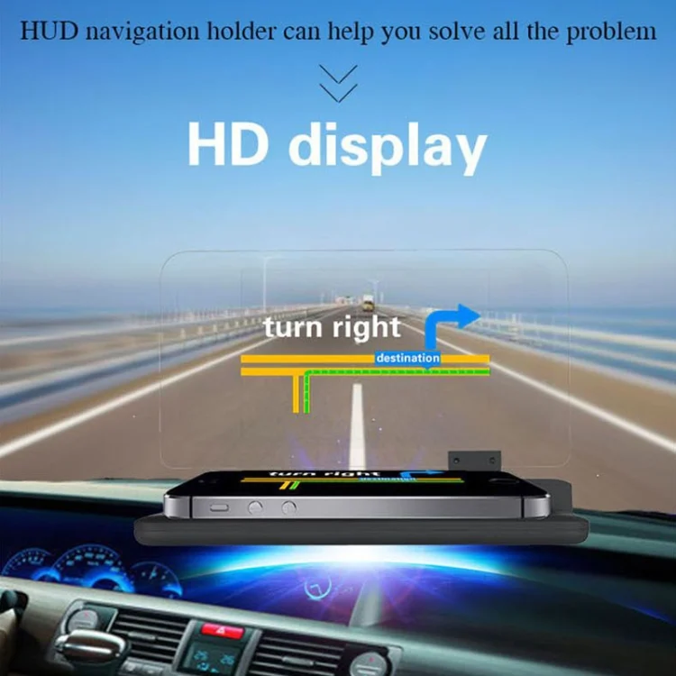 CMS1924_14.webp H6 Multi-function Car Smartphone Navigation Head Up Display Holder for 6 Inch Smartphone - Image 15