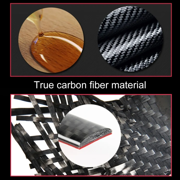 CMS2040_3.webp 2 PCS Car Steering Wheel Button Carbon Fiber Decorative Sticker for Mercedes-Benz W204 2007-2010 - Image 4