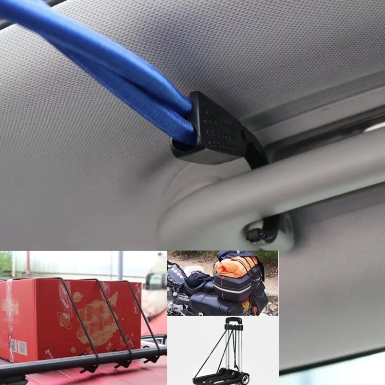 CMS2266B_7.webp Reusable Car Fastening Rope Car Adjustable Elastic Rope Trunk Storage Hooks Strap Fastening Vehicle Fastening Rope, Length: 1.5m - Image 8