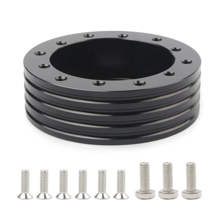 Car Hub for 6-Hole to 3-Hole Steering Wheel Adapter Boss Kit Steering Wheel Spacer Bolts