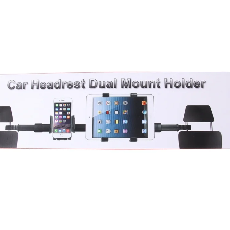 CMS2611_10.webp IMOUNT Car Headrest Mount 2 in 1 Car Back Seat Headrest Mount Tablet and Phone Holder with 360 Degree Adjustable Rotatio, For iPhone, Galaxy, Huawei, Xiaomi, Sony, LG, HTC, Google and other Smartphones, iPad, Tablet, Phone - Image 11