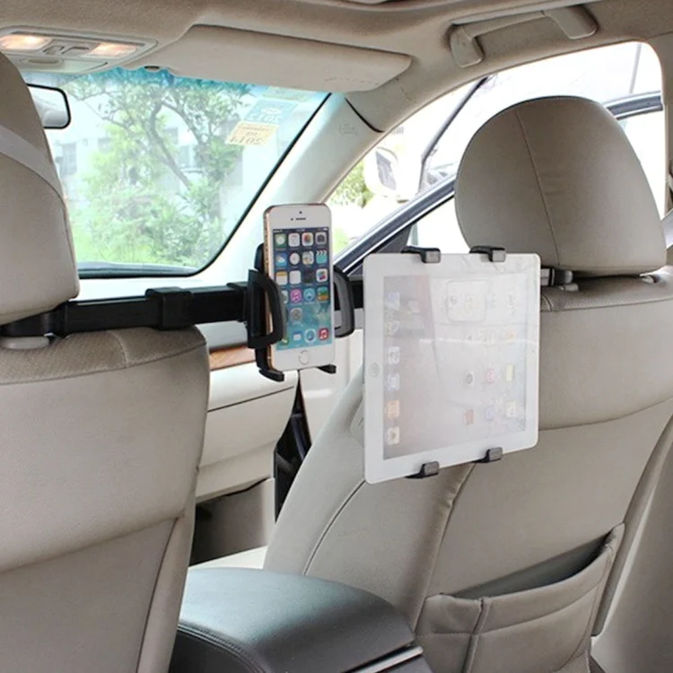 CMS2611_11.webp IMOUNT Car Headrest Mount 2 in 1 Car Back Seat Headrest Mount Tablet and Phone Holder with 360 Degree Adjustable Rotatio, For iPhone, Galaxy, Huawei, Xiaomi, Sony, LG, HTC, Google and other Smartphones, iPad, Tablet, Phone - Image 12