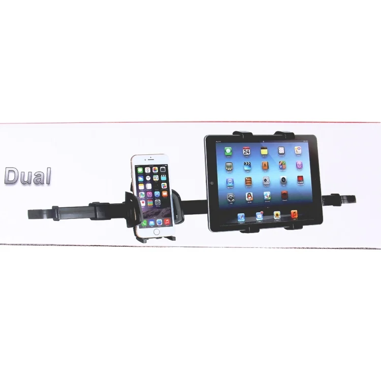 CMS2611_7.webp IMOUNT Car Headrest Mount 2 in 1 Car Back Seat Headrest Mount Tablet and Phone Holder with 360 Degree Adjustable Rotatio, For iPhone, Galaxy, Huawei, Xiaomi, Sony, LG, HTC, Google and other Smartphones, iPad, Tablet, Phone - Image 8