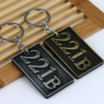 Detective Sherlock 221B Key Chain Car Key Ring Multi-functional Tool Key Holder Key Chains Rings Holder Pendant  Auto Parts - Image 5
