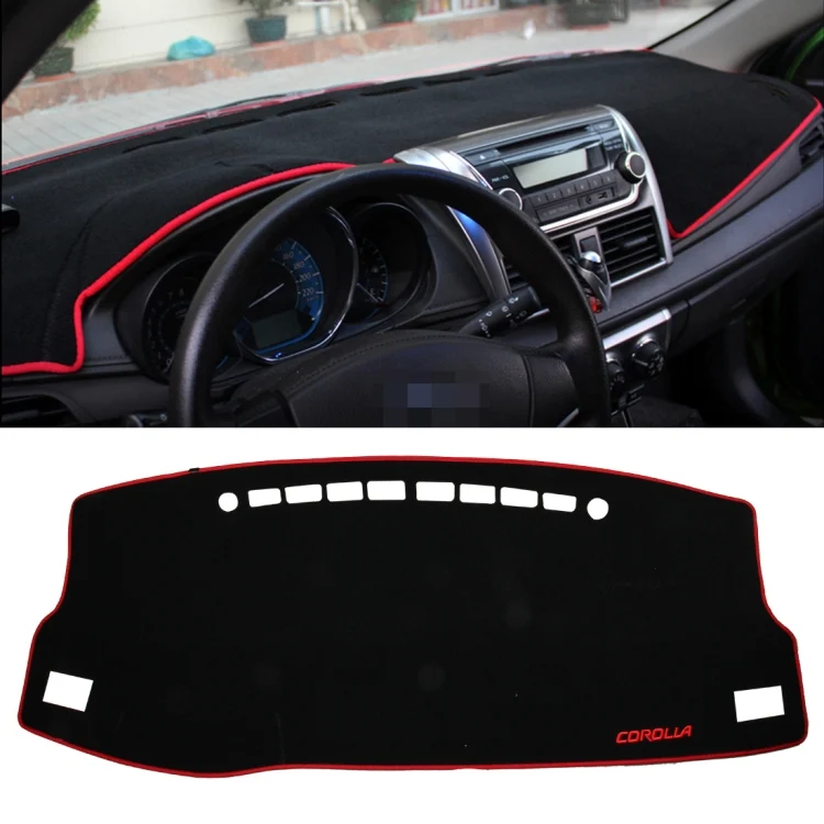 CMS2859R.webp Left-hand Drive Car Light Instrument Panel Sunscreen Dashboard Mats Cover for Toyota New Corolla (2014-2018),Please Note Model and Year - Image 1