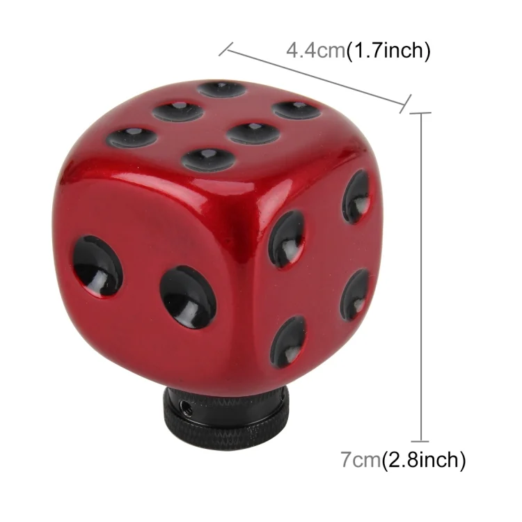CMS2893_1.webp Universal Dice Shape Car Gear Shift Knob Modified Car Gear Shift Knob Auto Transmission Shift Lever Knob Gear Knobs - Image 2