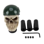Universal Skull With A Hat Shape Car Gear Shift Knob Modified Car Gear Shift Knob Auto Transmission Shift Lever Knob Resin Gear Knobs - Image 5