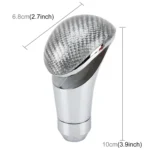 Universal Car Gear Shift Knob Modified Car Gear Shift Knob Auto Transmission Shift Lever Knob Carbon Lead Gear Knobs - Image 2
