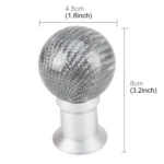 Universal Ball Shape Car Gear Shift Knob Modified Car Gear Shift Knob Auto Transmission Shift Lever Knob Carbon Lead Gear Knobs - Image 2