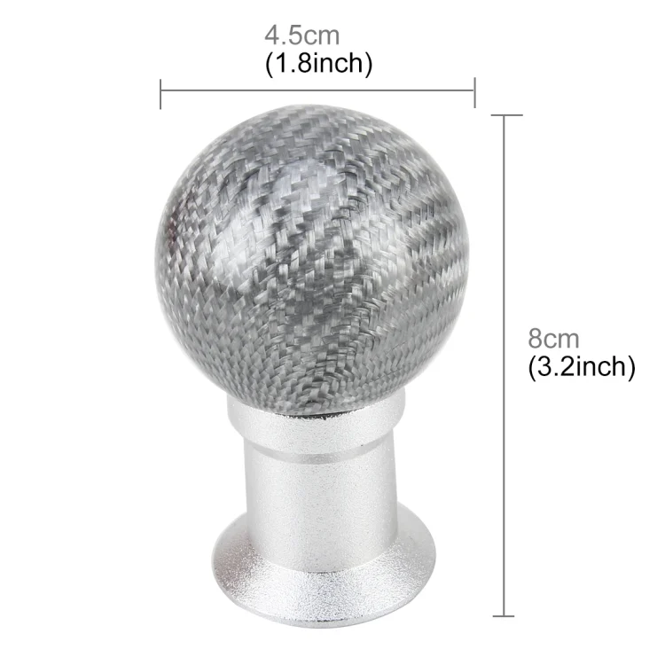CMS2998_1.webp Universal Ball Shape Car Gear Shift Knob Modified Car Gear Shift Knob Auto Transmission Shift Lever Knob Carbon Lead Gear Knobs - Image 2