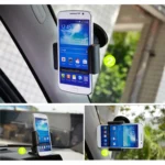 3R-1005 Universal Car Suction Cup Mount Bracket Phone Holder for 68-80mm Mobile Phone - Image 13