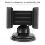 3R-1005 Universal Car Suction Cup Mount Bracket Phone Holder for 68-80mm Mobile Phone - Image 4