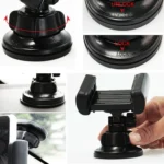 3R-1005 Universal Car Suction Cup Mount Bracket Phone Holder for 68-80mm Mobile Phone - Image 8
