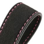 Car Suede Leather Key Ring Keychain with 2 Rings - Image 4