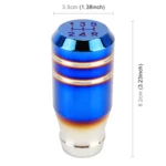 Universal Car Gear Shift Knob Modified Car Gear Shift Knob 5 Speed Manual Auto Transmission Shift Lever Knob Colorful Gear Knobs - Image 3