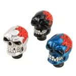 Universal Skull Head Shape Manual or Automatic Gear Shift Knob, Size: 8.7x5.5cm - Image 5