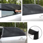 2 PCS Car Shade Block Car Sun Block Window Gauze Shading Net Side Blocking Cover Sun Net Sandbags Side Window Sunshade Cover, Size: 92*54cm - Image 6