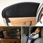 2 PCS Car Shade Block Car Sun Block Window Gauze Shading Net Side Blocking Cover Sun Net Sandbags Side Window Sunshade Cover, Size: 92*54cm - Image 9