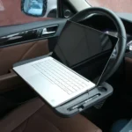 Multi-function Car Steering Wheel Computer Card Table Box Car Tray Desktop Computer Desk Car Laptop Table Dining Table Shelf Desk Auto Accessories
