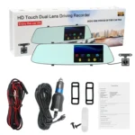 G705 5 inch LCD Touch Screen Rear View Mirror Car Recorder with Separate Camera, 170 Degree Wide Angle Viewing, Support Loop Video / Motion Detection / G-Sensor / TF Card - Image 6