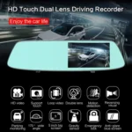 G705 5 inch LCD Touch Screen Rear View Mirror Car Recorder with Separate Camera, 170 Degree Wide Angle Viewing, Support Loop Video / Motion Detection / G-Sensor / TF Card - Image 7