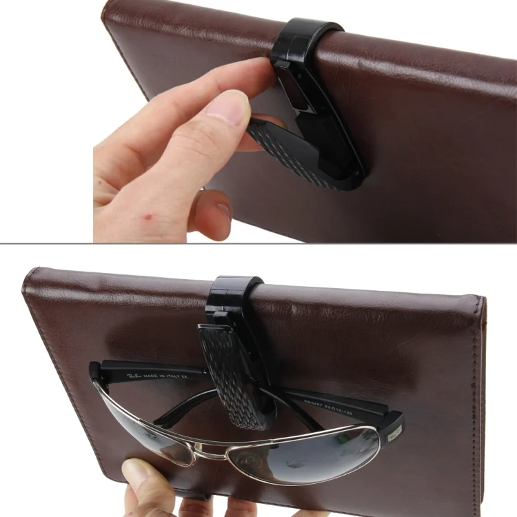 CMS3412_6.webp 3R-2138 Vehicle Mounted Glasses Clip Car Sunglass Eyeglass Holder Glasses Sunglasses Holder Glasses Holder - Image 7