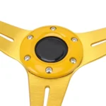 35cm PU Racing Sport Hand Wheel Car Modified Steering Wheel - Image 4