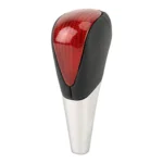 Universal High Carbon Fiber Texture Leather Hole Pattern Car Gear Shift Knob Modified Shifter Lever Knob - Image 2