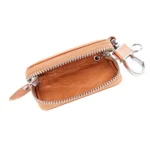 Universal Pure Cow Leather Waist Hanging Zipper Wallets Key Holder Bag (No Include Key) - Image 4