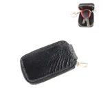 Universal Pure Cow Leather Waist Hanging Zipper Wallets Key Holder Bag (No Include Key)