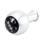 Universal Vehicle Car Bat Pattern Shifter Cover Manual Automatic Aluminum Gear Shift Knob(Silver), Size: 5*9cm - Image 3
