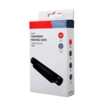 Hidden Rotatable Magnetic Phone Number Card Plate Temporary Parking Car Sticker - Image 9