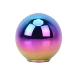 Universal Vehicle Car Gradient Blue Screwed Shifter Cover Manual Automatic Aluminum Gear Shift Knob - Image 2