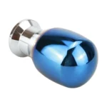Universal Vehicle Car Blue Aluminum Alloy Gear Shifter Lever Manual Automatic Shift Knob Adapter, Size: 4.4x7.8cm - Image 3
