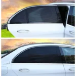 2 PCS Car Rear Window Net Yarn Sunscreen Insulation Window Sunshade Cover, Size: 113*50cm - Image 9