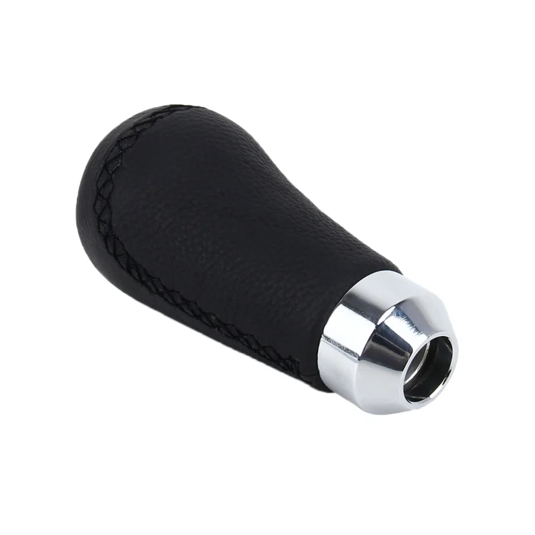 CMS3984_4.webp Universal Car Modified Shifter Black Leather Lever Manual 5-Speed Gear Shift Knob - Image 5