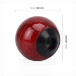 Universal Vehicle Car Shifter Cover Manual Automatic Carbon Fiber Ball Gear Shift Knob - Image 3