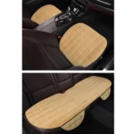 3 PCS / Set  Warm Car Seat Cover Cushion Five Seats Universal Two Front Row Seat Covers and One Back Row Seat Cover Car Non-slip Chair Pad Warm Car Mats No Back Plush Cushion - Image 7