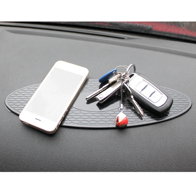 CMS4588_4.webp Car Auto Oval Soft Rubber Dashboard Anti-slip Pad Mat for Phone / GPS/ MP4/ MP3, Size: 30*9.5cm - Image 5