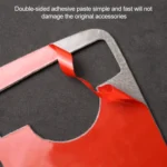 Car German Flag Carbon Fiber Right Drive Gear Position Panel Decorative Sticker for Mercedes-Benz W204 2007-2013 / W212 2010-2012 - Image 5