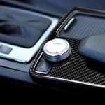 Car German Flag Carbon Fiber Right Drive Gear Position Panel Decorative Sticker for Mercedes-Benz W204 2007-2013 / W212 2010-2012 - Image 6