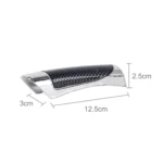 SHUNWEI SD-2002 Car Auto Universal Carbon Fiber Plastic Anti Slip Parking Hand Brake Cover Case Sleeve Black with Sticker Strip - Image 4