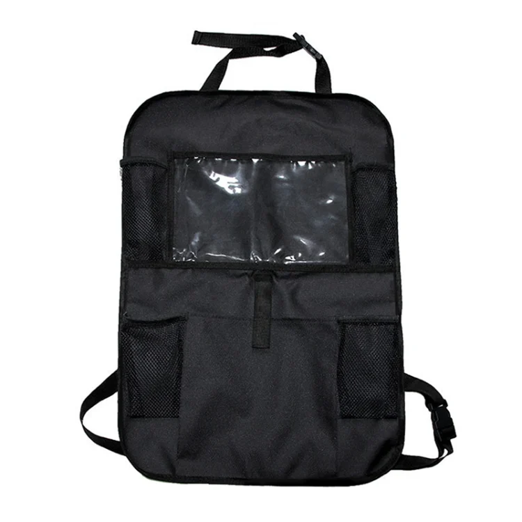 CMS5340_1.webp Car Auto Seat Back Bag Multi-Pocket Travel Storage Hanging Pocket Storage Bag for iPad and Other Goods - Image 2