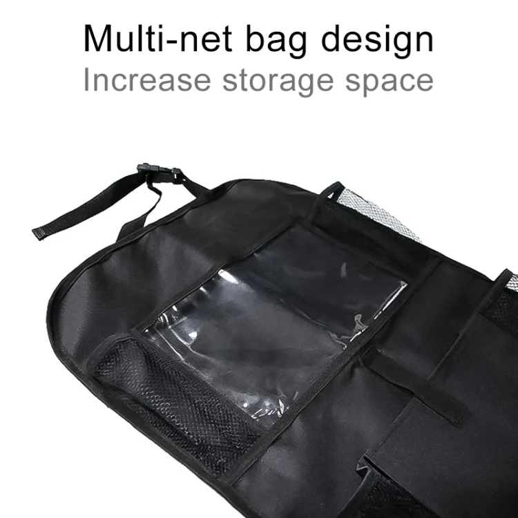 CMS5340_3.webp Car Auto Seat Back Bag Multi-Pocket Travel Storage Hanging Pocket Storage Bag for iPad and Other Goods - Image 4