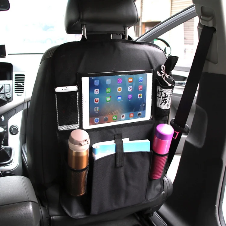 CMS5340_9.webp Car Auto Seat Back Bag Multi-Pocket Travel Storage Hanging Pocket Storage Bag for iPad and Other Goods - Image 10